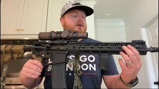 First impressions of the Knights Armament SR15 Is this the ULTIMATE fighting rifle [upl. by Lash107]