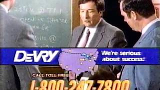 1990 DeVry DuPont Commercial [upl. by Rickie444]