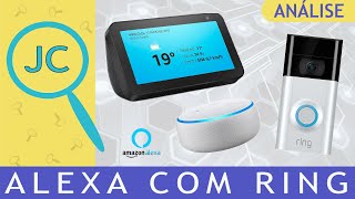 Alexa funcionando com campainha digital da RING [upl. by Jobi]