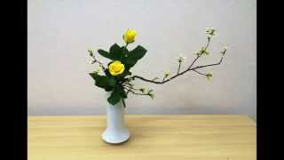 Ikebana arrangements by my students in Japan Ohara School of Ikebana [upl. by Soloman]