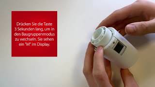 ThermostatkopfAdapter von Danfoss AllyTM demontieren [upl. by Damalus]