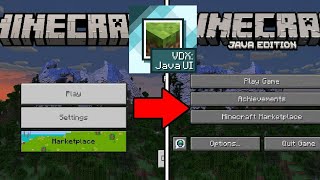 VDX JAVA UI 112 convierte tu minecraft pe en minecraft java edition [upl. by Niliak]