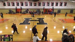 Hamilton West vs Robbinsville High School Girls Varsity Basketball [upl. by Misha62]