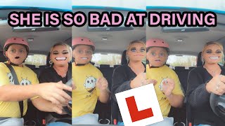 Husband teaches wife to drive  did not end well [upl. by Cirdor828]