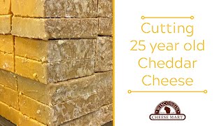 25 Year Old Wisconsin Cheddar Cheese  Wisconsin Cheese Mart [upl. by Etnuad663]