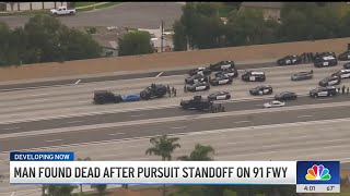 91 Freeway in Orange County reopens after hourslong shutdown [upl. by Allenotna]