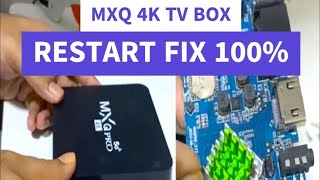 100 MX Q Pro 5G 4K Android TV box restart stuck logo fix  4K Quality [upl. by Kcirtapnhoj]