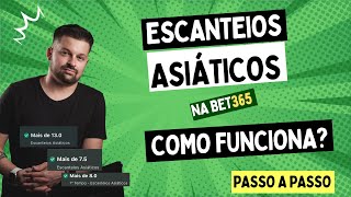 Como funciona os escanteios asiáticos na Bet365  Passo a Passo [upl. by Demaria]