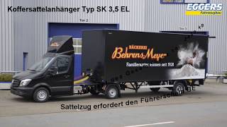 BE Sattelzug mit BE Führerschein fahrbar  Eggers Fahrzeugbau GmbH 2017 C [upl. by Morell465]