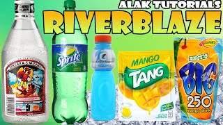 RIVERBLAZE GIN MIX Mango Tang amp Gatorade Pinoy Cocktail  Alak Tutorials 264 [upl. by Arther]