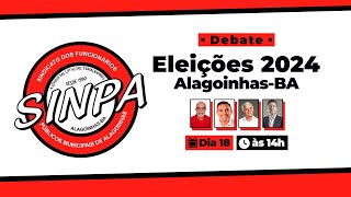 DEBATE  ELEIÇÕES ALAGOINHASBA 2024 [upl. by Casia]