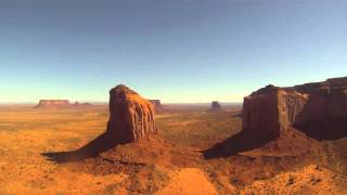 Flight through Monument Valley [upl. by Hgielar]