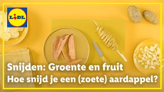 Hoe snij je een zoete aardappel 🥔 [upl. by Elatia679]