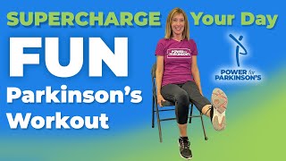 Supercharge Your Day with this FUN Workout for Parkinsons [upl. by Renraw124]