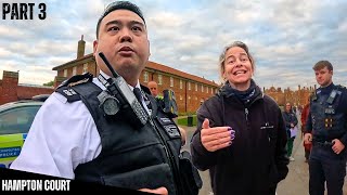 Met Police TYRANT Shut Down at Hampton Palace 😡🚔🕍🛸❌ [upl. by Bryana]