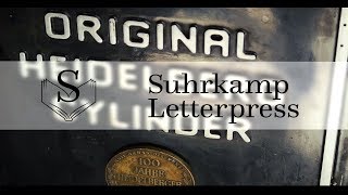 Edition Suhrkamp Letterpress Trailer [upl. by Anes]