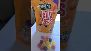 ROWNTREES JELLY TOTS jelly candy sweets snacks food shorts [upl. by Idnas]