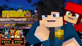 Minecraft PIZZARIA FREDDY 3  O PARQUE DE ANIMATRONICS EP 01 five night at freddy [upl. by Asined]