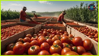 Mega Orange Farm Harvest millions of Tomato [upl. by Assirk]