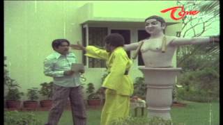 Hilarious Comedy Scene  Raja Babu Practicing Karate [upl. by Enajiram]