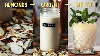 How To Make Orgeat  Silky Almond Syrup For Mai Tai and Tiki Cocktails [upl. by Runck]