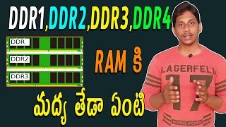 What is The Difference between DDR1DDR2 DDR3DDR4  Telugu Tech Tuts [upl. by Atenaz]