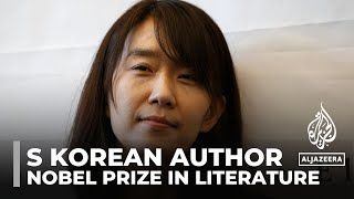 South Korean author Han Kang wins 2024 Nobel Prize in literature [upl. by Sorgalim59]