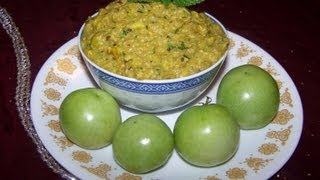 Green Tomato ChutneyAndhra style [upl. by Denny]