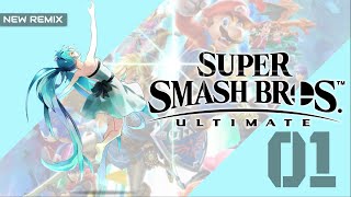 Hatsune Miku  Rolling Girl FANMADE REMIX  Super Smash Bros Ultimate [upl. by Adnol107]