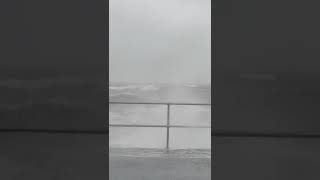 Rough Waves during storm in Devon [upl. by Arbed839]