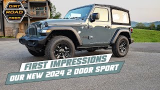 Our NEW 2024 Jeep Wrangler 2 Door Sport [upl. by Stefania397]