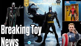 Breaking Toy News McFarlane Dc Multiverse Batman Gold Label Preorder and Marvel Legends News [upl. by Alit562]