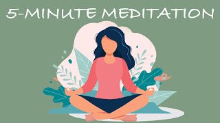 5Minute Meditation You Can Do Anywhere [upl. by Revart]