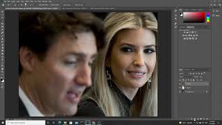 Turning Ivanka trump to Model 1 Photoshop  Deepfaces Daily [upl. by Ahsinod]