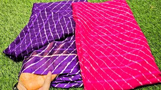 Lehriya Saree Dhamakedar Sale  Printed Saree Sale  Rajputi Saree  Darbari Saree 😍😍 [upl. by Anerahs244]