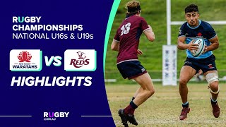 U19s NSW Waratahs v Queensland Reds Final Highlights  National Rugby Championship [upl. by Chirlin82]