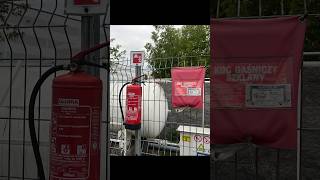 Fire Extinguishers and Fire Blankets Protecting a Gas Station firesafety fireprotection [upl. by Absa]