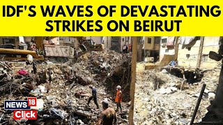 Israel News  Israel Attacks Lebanon Deaths Mount As Beirut Buildings Bombed ‘To Dust’  N18G [upl. by Nnylg]