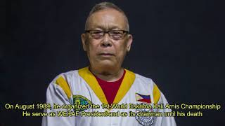 Tribute to Legends SGM Dionisio quotDionyquot Canete Doce Pares [upl. by Lytsirk]