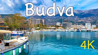 Budva Montenegro 4K Walking Tour 2024 [upl. by Anid]