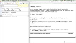 Eksamen S2 oppgave 4 del 2 høst 2016 [upl. by Berwick]