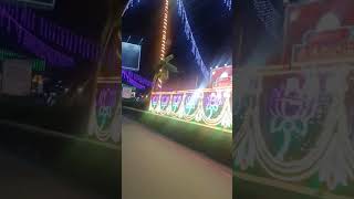 Truchanuru padmavathi ammavariki brahmotsavam lights [upl. by Sirtaeb]