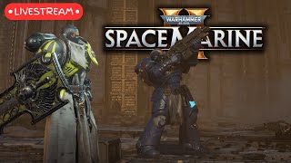 Shields Up Mastering The Bulwark  Warhammer 40k Space Marine 2 PC Live Gameplay [upl. by Ahsyad]