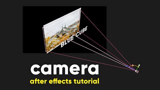 how to use camera in after effects  after effects tutorial [upl. by Cassondra]