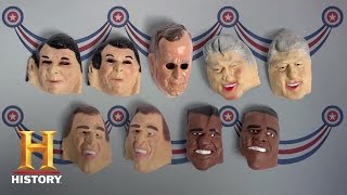 Presidential Predictions Halloween Masks  Election Day with David Eisenbach  History [upl. by Nosyla178]