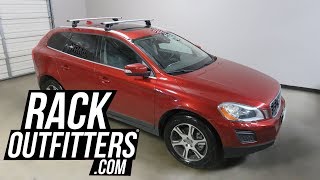 2009 to 2017 Volvo XC60 with Yakima RidgeLine Jetstream Roof Rack Crossbars [upl. by Ekud]