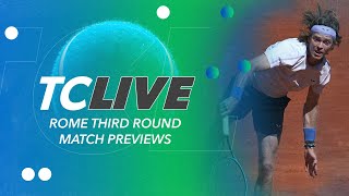 Alcaraz and Rublev Third Round Match Previews  Tennis Channel Live [upl. by Brosine512]