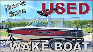 How to Buy a Used Wake Boat Surf BoatTow Boat [upl. by Ariela]