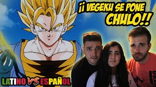 ESPAÑOLES REACCIONAN A DRAGON BALL LATINO VS ESPAÑOL ⚡VEGETTO USA EL BIG BANG ATTACK VS SUPER BOO⚡ [upl. by Akit764]