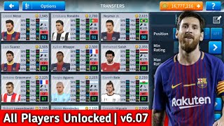 Dream League Soccer 2019 Mega Mod Apk v607All Players Unlocked  Unlimited Players Development [upl. by Pleione]